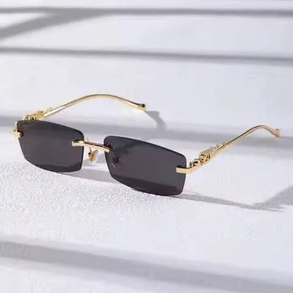 Chic Rimless Square Glasses