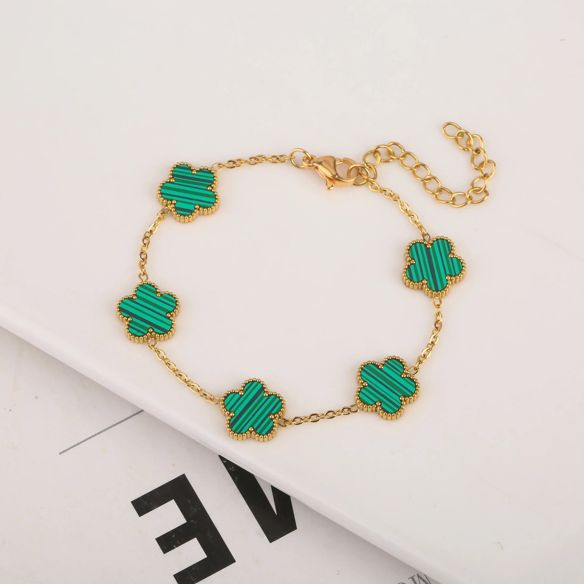 Enchanting Five Leaf Bracelet